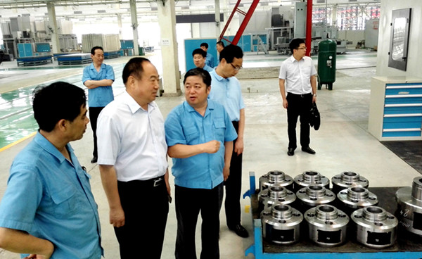 向新剛書記到西安煤機調研指導工作