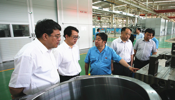 中煤裝備公司總經理馬利一行到我公司調研