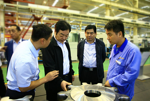 陜西陜煤銅川礦業公司領導一行到公司參觀交流